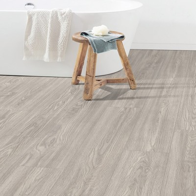 Piso Laminado Alem&aacute;n 8 mm Color Gris medio